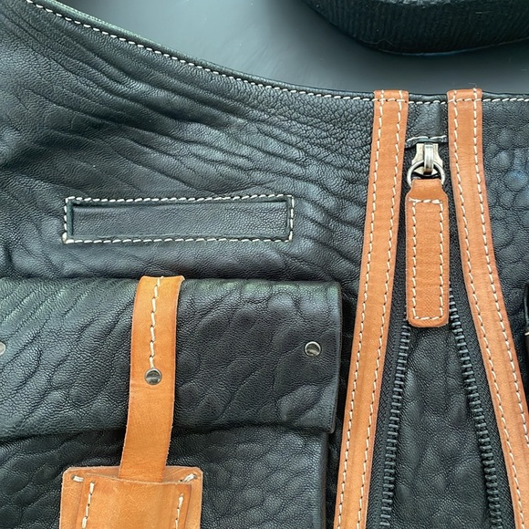 Sundance crossbody black leather bag new with out tags - Picture 2 of 6